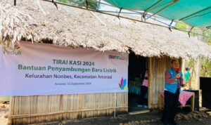 Program Tirai Kasih, 3000 Rumah Warga Miskin NTT  Bebas Gelap