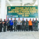 Pangdam IX/Udayana Tutup Latihan Lapangan Gulbencal Gempa Bumi dan Tsunami “Surya Sakti -1” Korem 161/WS Ta.2024