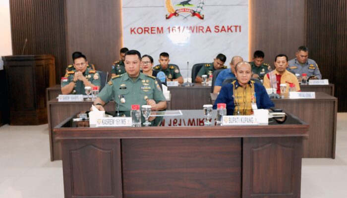 Gelar Vicon Rakornis, Korem 161 Wirasakti Siap Sukseskan  TMMD Ke-124