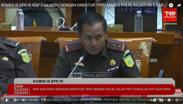Buktikan Profesional, Kejati NTT Jerat AKBP Fajar dan Stefani  Dengan Pasal Berlapis