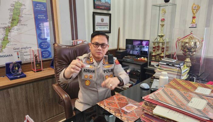 Edar Sabu, Perempuan Muda Dibekuk Satreskrim Narkoba Polres Tual