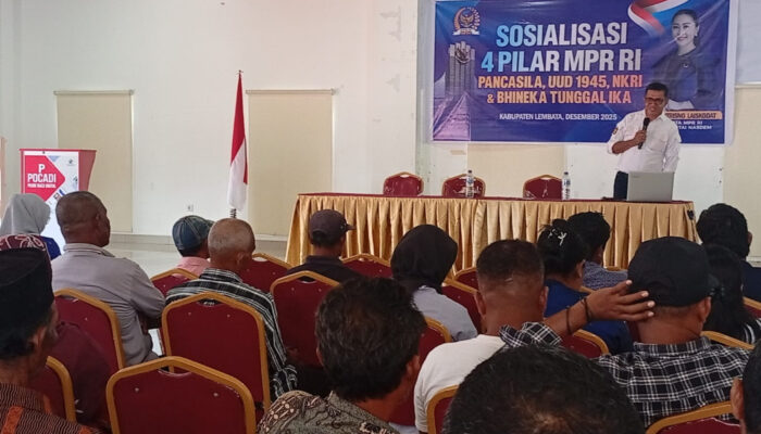 Julie Laiskodat Menggelar Sosialisasi Pilar Kebangsaan, Perkenalkan Pancasila Versi Lamaholot-Lembata
