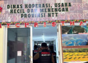 Sabtu Apes, Kantor Dinas Koperasi NTT Digeledah Pidsus Kejati NTT, Aroma Korupsi  RPH Sumlili Terendus