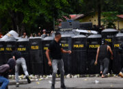 Pentas Pengamanan Unjuk Rasa,  Warnai Pelantikan Bintara Remaja Polri Angkatan 53