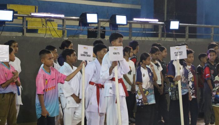 Buka Karate Battle Championship Piala Gubernur Seri 1, Wagub NTT Harapkan Prestasi Nasional