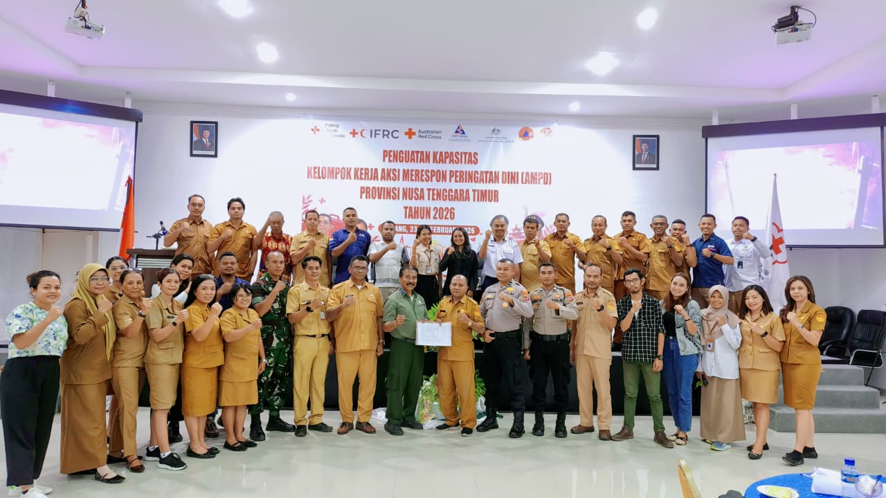 Perkuat Aksi Merespons Peringatan Dini, PMI NTT Gelar Diskusi Tingkatkan Kapasitas Pokja Bencana Pemprov NTT