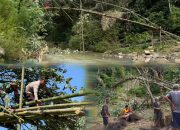Jembatan Harapan, Bukti Cinta Kapolsek Kuwus bagi Siswa di Wae Songka