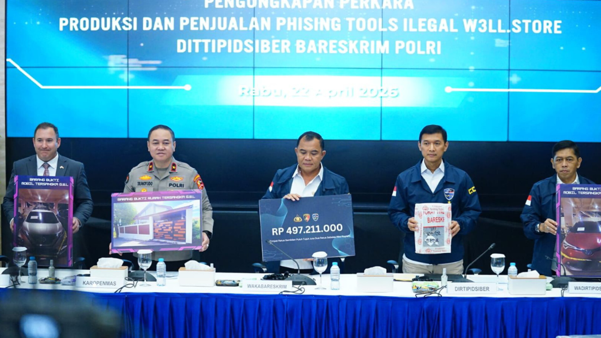 Bareskrim Apresiasi  Sinergitas Ditreskrimsus Polda NTT,  Ungkap Kejahatan Phishing Tools Ilegal W3llstore