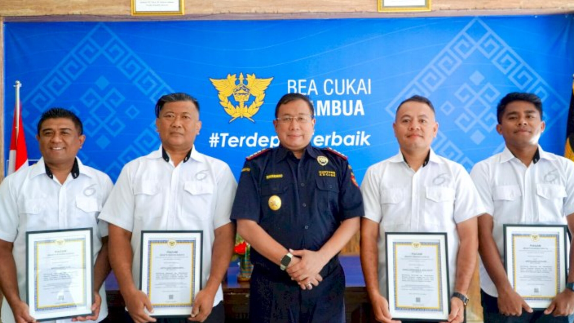 Ungkap 11 Juta Batang Rokok Ilegal, 4 Personil Polres Belu Raih Penghargaan Bhakti Chandra Naraya