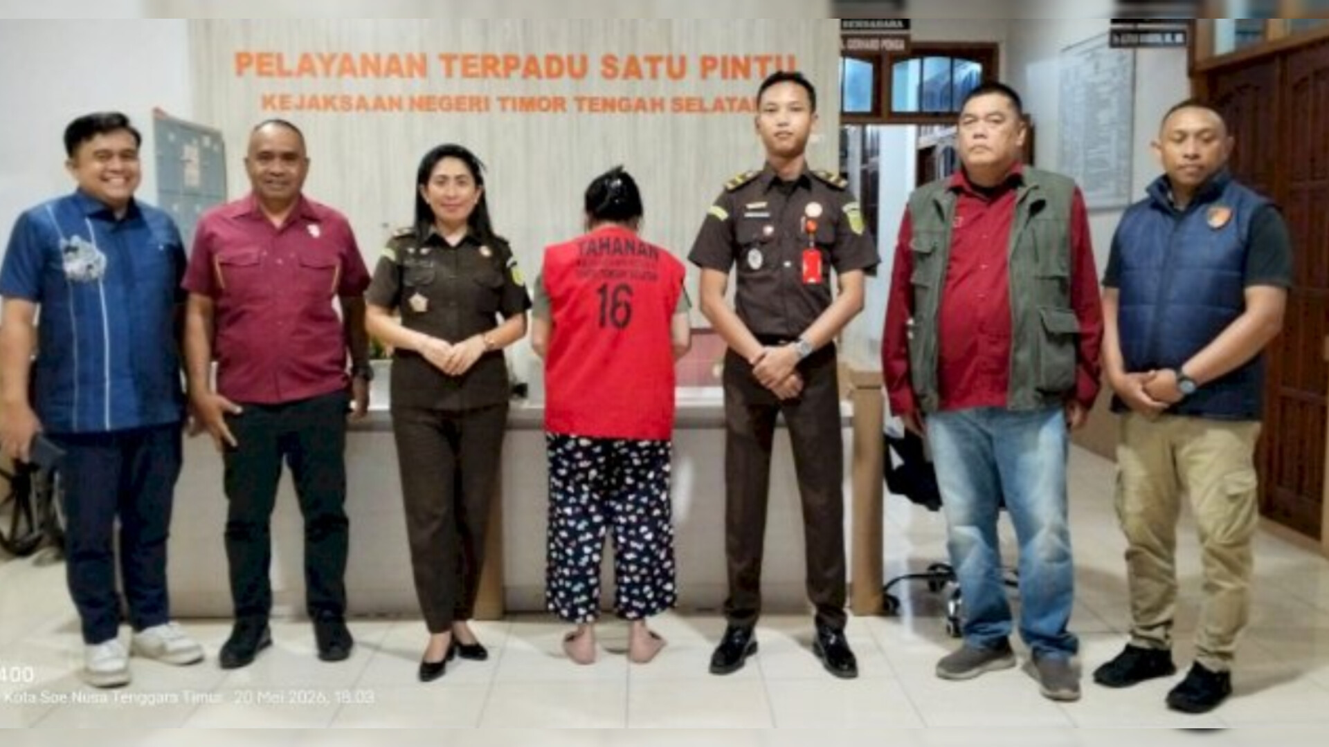 Berkas Lengkap, Wanita Penjual Orang  Diserahkan Polisi ke JPU Kejari TTS