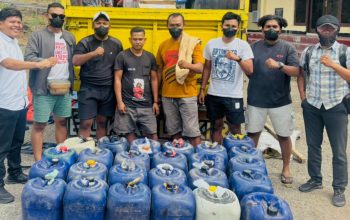 Angkut Ratusan Liter Minyak Tanah Tanpa Dokumen, 2 Warga Rote Ndao Ditahan Polair