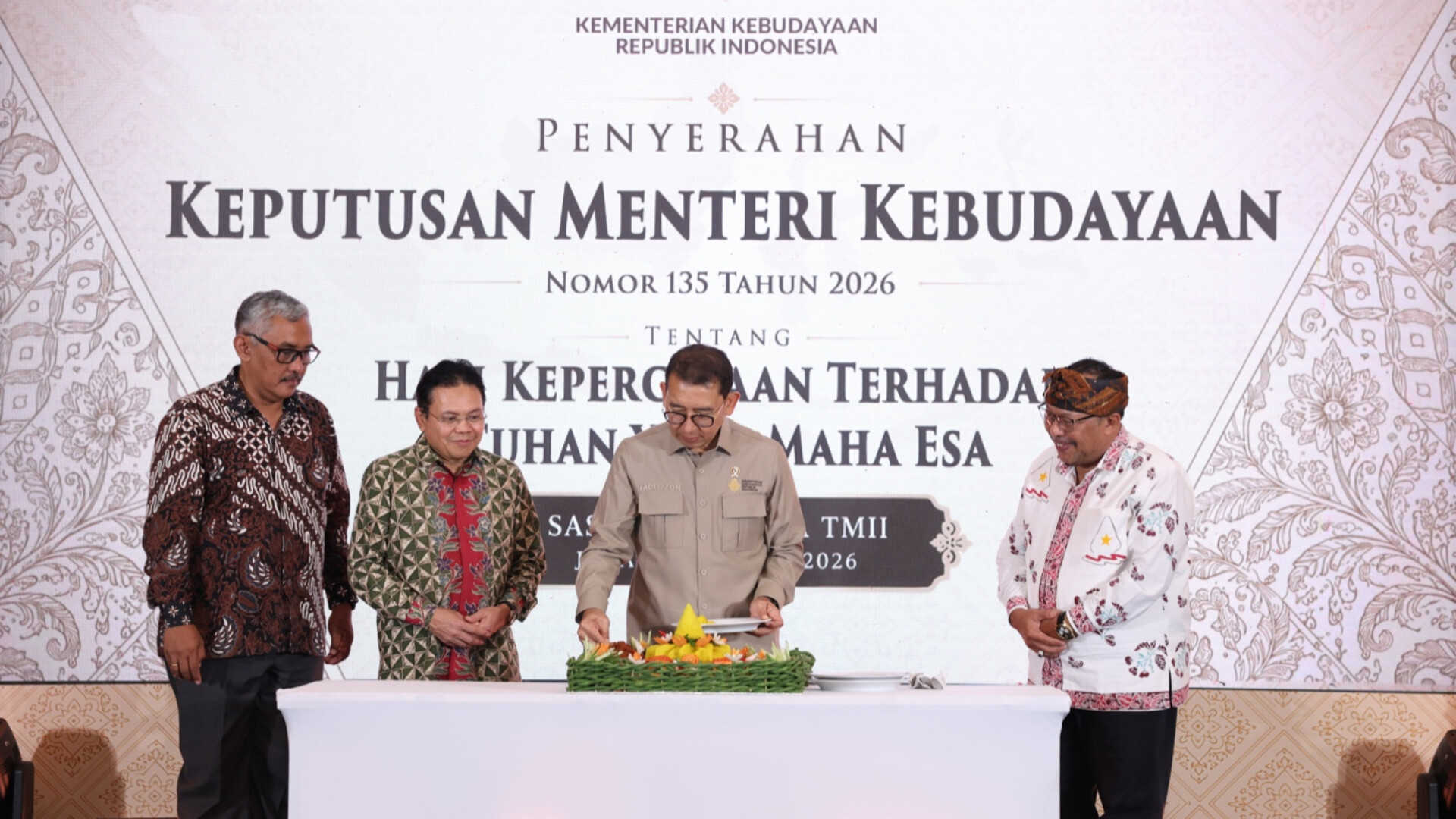 Pemerintah Tetapkan Hari Kerpercayaan Terhadap Tuhan Yang Maha Esa